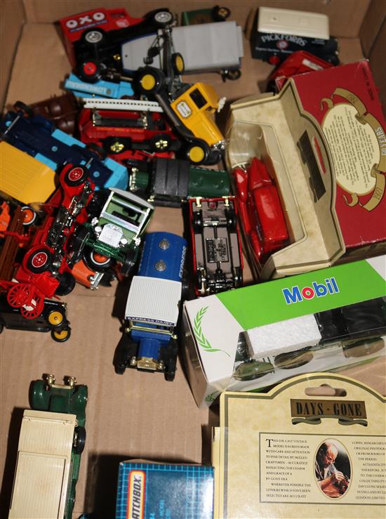 A collection of toy cars